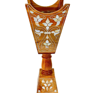 Brûleur d'encens en bois d'acacia naturel, écologique, durable, de qualité supérieure, décoration d'intérieur, parfum personnalisé - Product Image 2