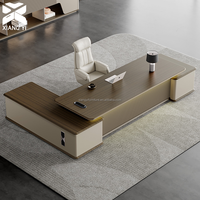 Bureau de direction haut de gamme, moderne et luxueux, table de bureau pour PDG, mobilier de bureau pour immeuble de bureaux haut de gamme