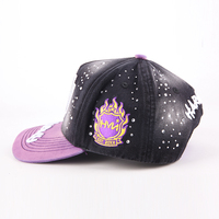 Gorra de Béisbol Trucker de 5 Paneles con Cierre a Presión, Estilo Y2K, Personalizada con Bordado 3D y Cristales de Imitación, para Hombre, Venta al Por Mayor