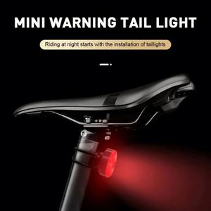 Mini Luz Trasera LED para Bicicleta, Recargable por USB, Resistente al Agua IPX4, Luz de Advertencia de Seguridad para Ciclismo, Lámparas para Casco - Product Image 3