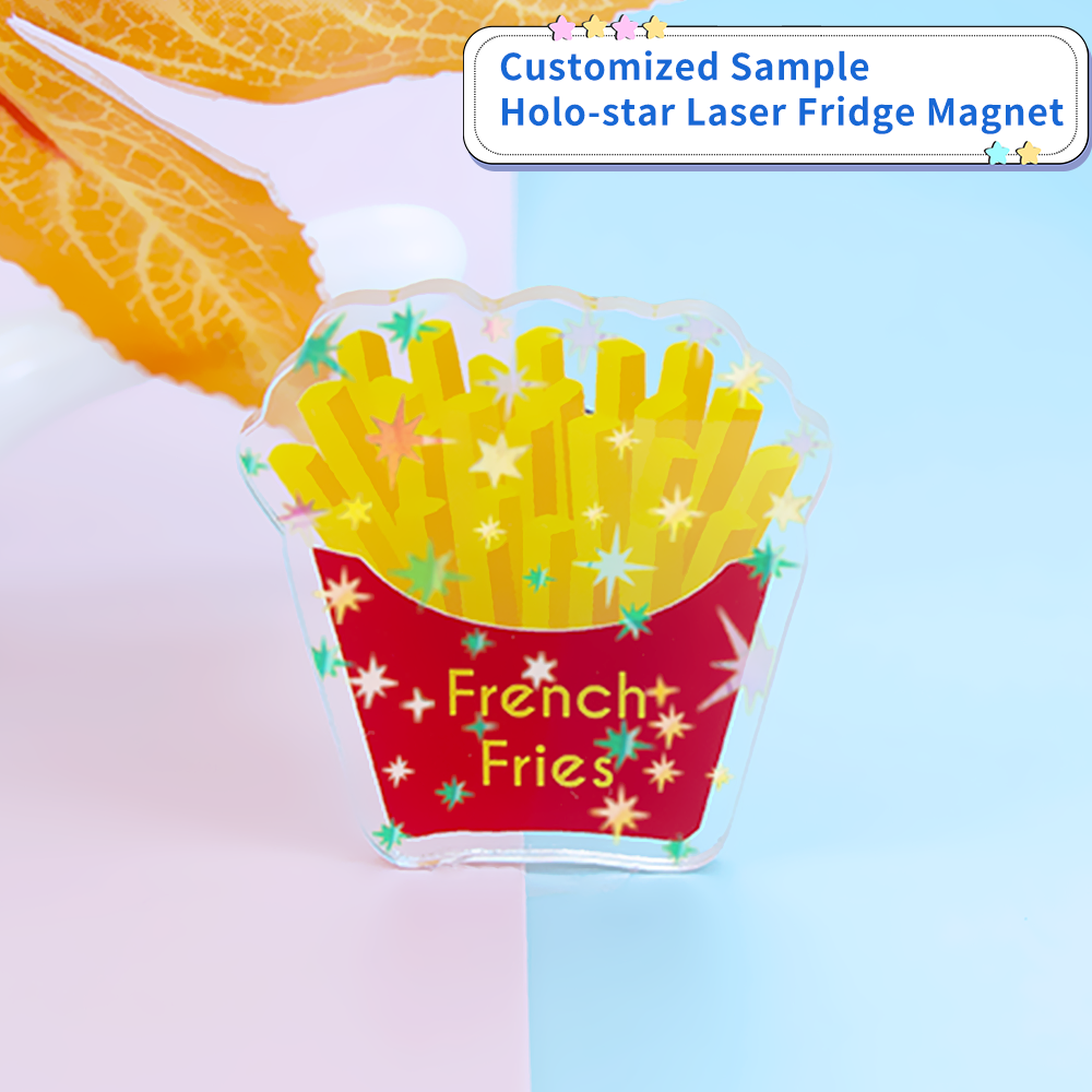 Aimant de réfrigérateur de laser d'étoile de Holo