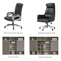 Bureau de direction moderne de haute qualité, bureau d'ordinateur en forme de L de luxe, ensemble de bureau d'ordinateur ergonomique de grande taille