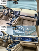 Pièces intérieures parfaitement ajustées, installation non destructive, pour Porsche Cayenne 2011-2017, style intérieur 1:1 2025, nouveau style