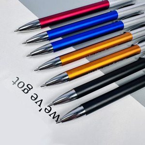 Bolígrafo de Plástico con Tinta Negra, para Oficina y Escuela, Multicolor, con Clip Metálico Plateado, Diseño Giratorio, para Regalo Promocional Empresarial - Product Image 3