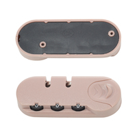 Serrure à combinaison à 3 chiffres, accessoires pour sacs, bagages, valises, sacs de voyage, serrure à code, serrure à combinaison colorée, serrure fixe pour coffre