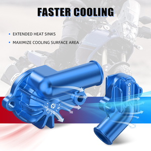 Cubierta de Entrada y Salida de Bomba de Agua NICECNC para <span class=keywords><strong>Yamaha</strong></span> <span class=keywords><strong>Raptor</strong></span> 700 YFM700 R 2006-2020 <span class=keywords><strong>2021</strong></span> 2022 2023 2024 2025 2026 - Product Image 3