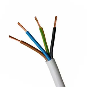 H05VV-F H03VV-F 1.5mm 2.5mm 4mm 6mm Round Flexible Electric Multi Core 3 Core Wire RVV Cable