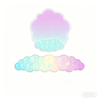 Ensemble de supports ergonomiques pour poignets, clavier et souris, coussin en silicone transparent en forme de nuage, gel rafraîchissant doux, antidérapant