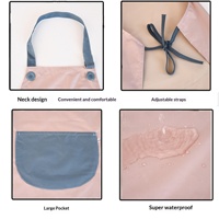 Tablier de cuisine domestique imperméable et anti-taches, spécial restauration, nouveau modèle d'été fin, vêtement de travail personnalisable avec logo pour hommes adultes