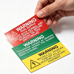OEM Adhesive PVC Waterproof Scratch-Off Labels Custom Offset Silkscreen Printed Glossy Stickers for Gift Craft Packaging - Product Image 1