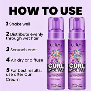 <span class=keywords><strong>Mousse</strong></span> per lo Styling dei <span class=keywords><strong>Capelli</strong></span> OEM con Etichetta Privata, Tenuta Forte, Anti-Crespo e Effetto Opaco/Naturale per <span class=keywords><strong>Capelli</strong></span> Ricci - Product Image 6