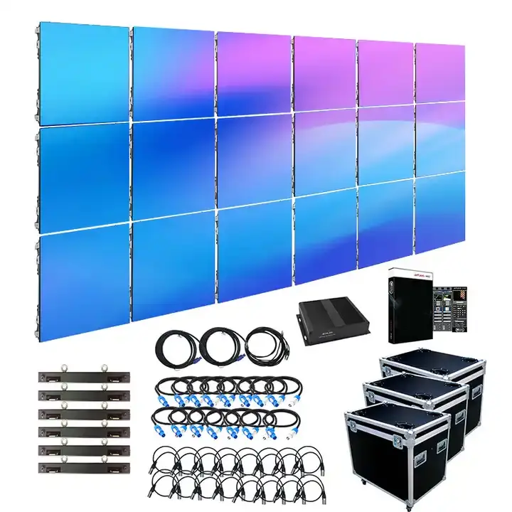 Clé en main location événements Concert fond scène fond modulaire intérieur extérieur P3.91 P4.8 panneau vidéo mur écran d'affichage LED