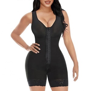 <span class=keywords><strong>Fajas</strong></span> <span class=keywords><strong>Colombianas</strong></span> pour femmes, body gainant respirant à maintien ferme, grande taille, élégant, avec contrôle du ventre et rehausseur de fesses - Product Image 3