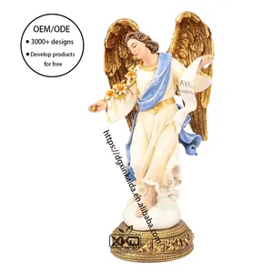 판매를 위해 빛을 가진 공장 도매 가톨릭 종교 동상 수지 영적 인물 가브리엘 85006