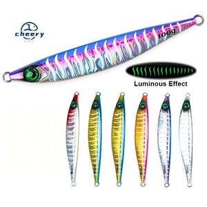 Señuelo de Pesca CHEERY de Largo Alcance para Agua Salada, 40g-100g, Luminoso, Rayado, para Lanzamiento desde Costa, Tipo Sardina - Product Image 1