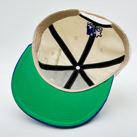 Casquettes de baseball ajustables à 6 panneaux, brodées de haute qualité, bicolores, avec broderie 3D, design vintage, sport, hip-hop, mode