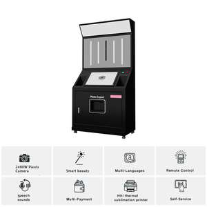 Cho các sự kiện in nhanh có thể điều chỉnh chiều cao tương thích máy ảnh SLR tùy chỉnh màn hình duy nhất Photo Booth máy - Product Image 3