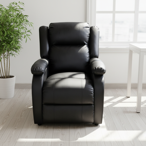 Sofá Individual Multifuncional de Cuero PU Genuino con Espuma de Alta Densidad, Rotación, Masaje y Bluetooth BTLS002 para Sala de Estar - Product Image 3