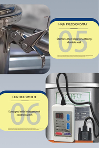 Alimentador de reciclaje automático de 900G con sistema de vacío separado Tolva cargadora de vacío para motor de componente de núcleo de gránulos de polvo - Product Image 6