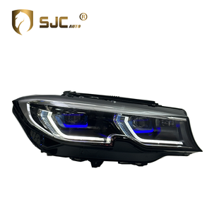 Fari SJC Auto Parts per BMW Serie <span class=keywords><strong>3</strong></span> G20 G28 Anno 2019-2022 Aggiornamento Nuovo Stile Laser DRL Bicolore Giallo e Bianco - Product Image 4