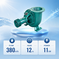 Pompe à eau centrifuge agricole en fonte de 8 pouces, type export, 380 m³/h, hauteur de refoulement 12 m, fournie directement par l'usine