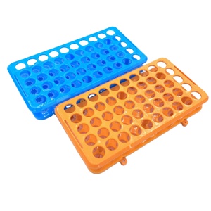 Support de <span class=keywords><strong>tubes</strong></span> à essai multifonctionnel à 50 puits pour l'affichage de <span class=keywords><strong>tubes</strong></span> de différentes tailles avec <span class=keywords><strong>silicone</strong></span> - Product Image 1