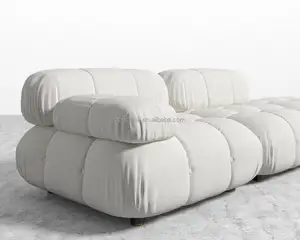 Sofás de lujo de diseño moderno de gama alta muebles de sala de estar sofá cama modular seccional