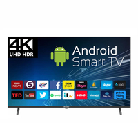 Téléviseur Plat 75 Pouces, Écran TV 4K Ultra HD, Système Android 12, Smart TV