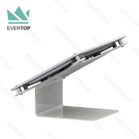 LST02-B 7.9-12.9 "Personnalisable Acrylique Table iPad Antivol Support DE Tablette Kiosque pour iPad Présentoir De Table