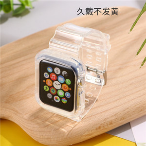 Montre intelligente Bracelet de montre Jelly Transparent TPU Bracelet de montre intelligente pour <span class=keywords><strong>Apple</strong></span> <span class=keywords><strong>Watch</strong></span> <span class=keywords><strong>Ultra</strong></span> 49mm 44mm <span class=keywords><strong>40mm</strong></span> 41mm 45mm 42mm 46mm - Product Image 5