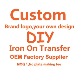 Diseños de películas pegatina de prensa DTF Transferencia de Calor hierro en vinilo logo transferencia etiqueta pegatina Transferencia de Calor pegatinas para camiseta