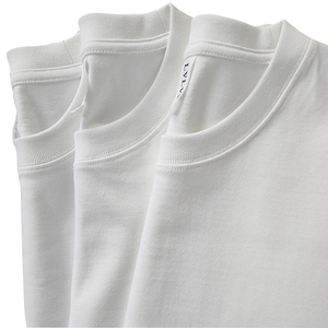 Oem מותאם אישית 210g ירידה בכתף רופף באיכות גבוהה מודפסת ורקמה 100% כותנה עגול חולצת טריקו - Product Image 3