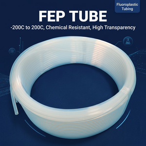 Tubo Transparente de FEP y Tubería de Plástico F46 de 12x9 <span class=keywords><strong>mm</strong></span>, 1.5 <span class=keywords><strong>mm</strong></span> de Grosor, 100 m de Longitud - Product Image 1