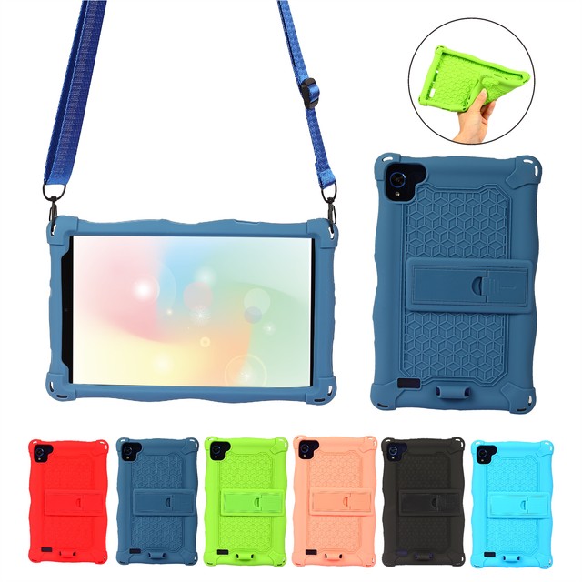 Reinforced Hidden Bracket Protective Sleeve Tablet Case Cover Shell Soft Silicone Case for Teclast P80 P80H P80X 8"