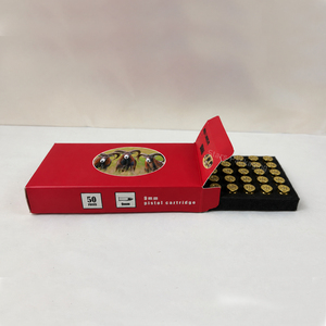 Boîte de munitions en carton personnalisée de haute qualité, imprimée, pour calibres 9 mm, .223, .222, .300, emballage en papier avec estampage - Product Image 5