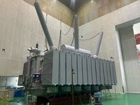 Transformateur immergé dans l'huile IEEE/ANSI/IEC à courant élevé 6300 kVA, triphasé, avec protection cathodique et redresseur