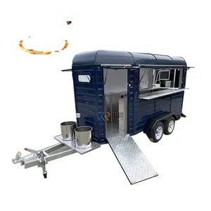 OEM Mobile Food Car Customized Flower Shop Dessert Truck Kitchen Caravan Coffee Cart Frozen Food Trailer