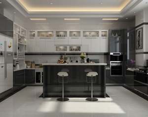 Armoire de cuisine de restaurant sur mesure avec construction en contreplaqué, résistante à l'eau et au design écologique - Product Image 2