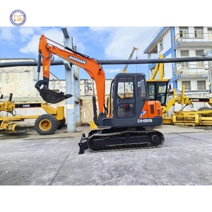 <b>Small</b> Excavator DH55 Used 5.5 Ton Mini Korea 5.5ton Used Excavator Doosan DH55 Used Doosan Daewoo Crawler Excavator Isuzu Sale - Product Image 5