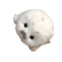 Yuglow Mignon Pendentif Porte-clés en Peluche Phoque Réaliste, Jouet Animal Marin pour Machine à Pinces