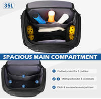 BSCI Usine Personnalisé Pickleball Sac Sac À Dos Grand Pickle ball Sacs Compartiment À Chaussures Et Clôture Crochet Grands Pickleball Cadeaux