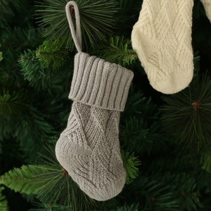 SOLPOP Calcetín Navideño Decorativo Festivo, Bolsa de Dulces Tejida, Mini Calcetines de 5, 7 y 9 Pulgadas, Calcetín de Navidad - Product Image 2