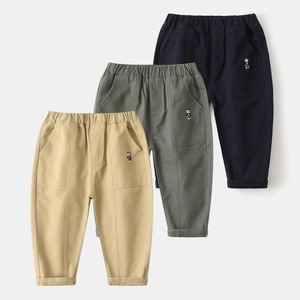 Nouvelle Collection 2026 : Pantalons Brodés pour Enfants, Version Coréenne, Pantalons Décontractés pour Garçons, Vente en Gros, Pantalons Bébé avec Motifs Capillaires - Product Image 1
