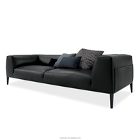 Ensemble de bureau exécutif moderne et contemporain en cuir, base métallique, plusieurs couleurs, utilisation hospitalière, mobilier commercial, design unique