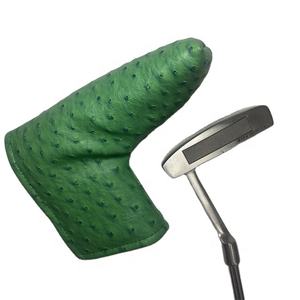 शुतुरमुर्ग बनावट चमड़े गोल्फ ब्लेड सर बचाव धीरे से काम करना सिर को कवर कस्टम गोल्फ टीम - Product Image 2