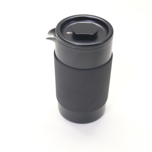 Prensa de viaje <span class=keywords><strong>Handpresso</strong></span>, 350mL, acero inoxidable negro, portátil, para acampar, prensa francesa, cafetera, Material de Metal - Product Image 1