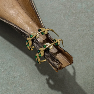 ต่างหูรูปทรงใบพัด รูปหัวใจ รูปตัว C และรูปทรงอื่นๆ ประดับเพชรซิคอน ชุบทองคำแท้ 18K ดีไซน์ทันสมัย เหมาะสำหรับผู้หญิง สวมใส่ได้ทุกวัน - Product Image 2