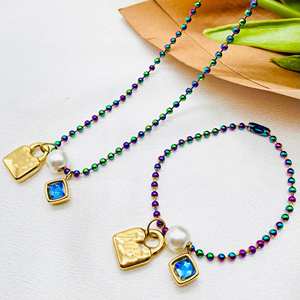 Joyería <span class=keywords><strong>de</strong></span> Acero Inoxidable hc con Circonita Cúbica, Precio al por Mayor, Marca <span class=keywords><strong>de</strong></span> Lujo, Collar con Llave <span class=keywords><strong>Uno</strong></span>, Juego <span class=keywords><strong>de</strong></span> <span class=keywords><strong>50</strong></span> <span class=keywords><strong>Pulseras</strong></span>, Joyería <span class=keywords><strong>de</strong></span> Circonita Cúbica - Product Image 3