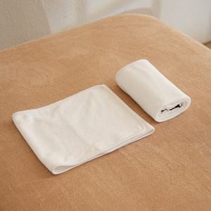 Turban blanc <span class=keywords><strong>anti</strong></span>-frisottis à séchage rapide pour tous les styles de cheveux Absorbant et léger Accepte le logo personnalisé - Product Image 3