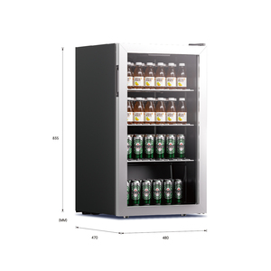 95L Điện Máy Nén Rượu Vang Tủ Lạnh Hộ Gia Đình Rượu Vang & Đồ Uống Mát Đồ Uống Hiển Thị & Đồ Uống Lưu Trữ Mát - Product Image 3